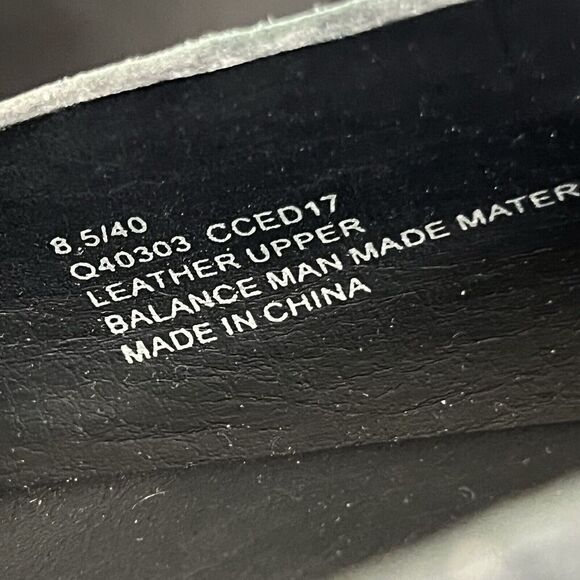 Korks Womens Size 8.5 Black Leather Ankle Strap Block Heel Pumps - Picture 9 of 9